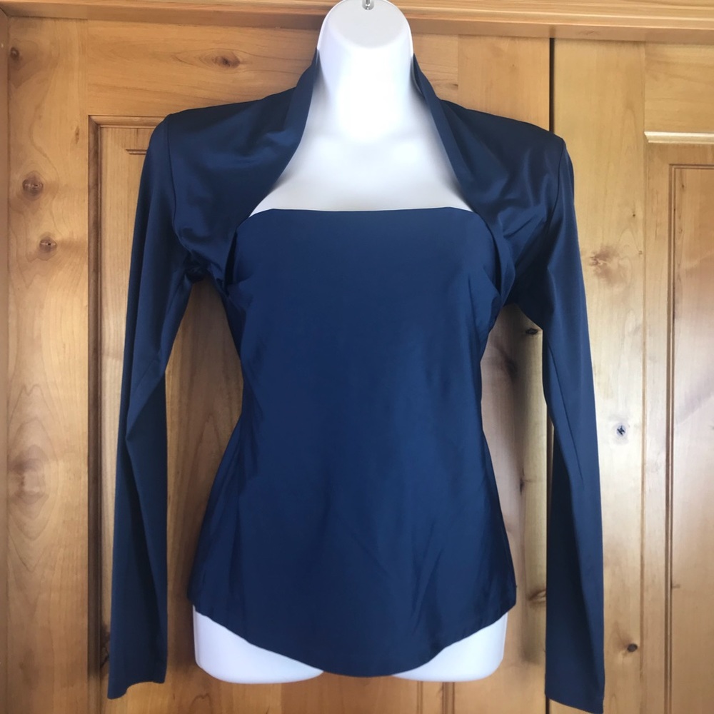 Victoria’s Secret Sz M Moda International Blue Top